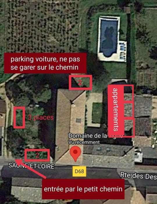 Au Coeur Des Vignes Chenas Du Beaujolais Apartamento La Chapelle-de-Guinchay Exterior foto